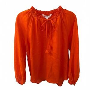 NEW ONE COLLECTIVE women's cairo top in orange